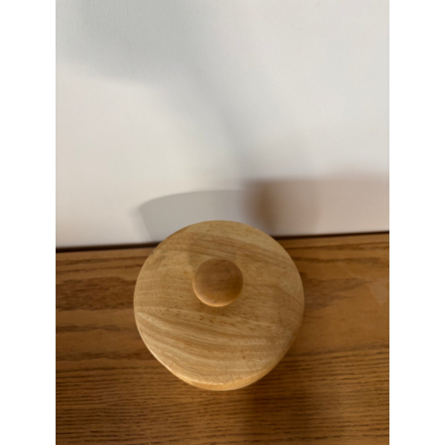 Midcentury Style Wooden Ice Bucket