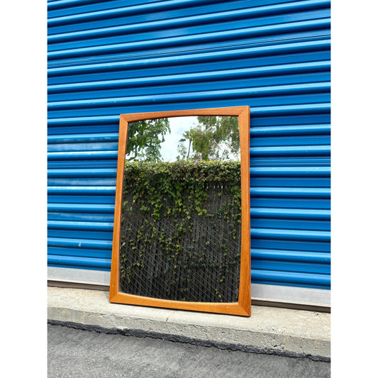 Danish Teak Wall Mirror - Odder by Aksel Kjersgaard - Rare find!