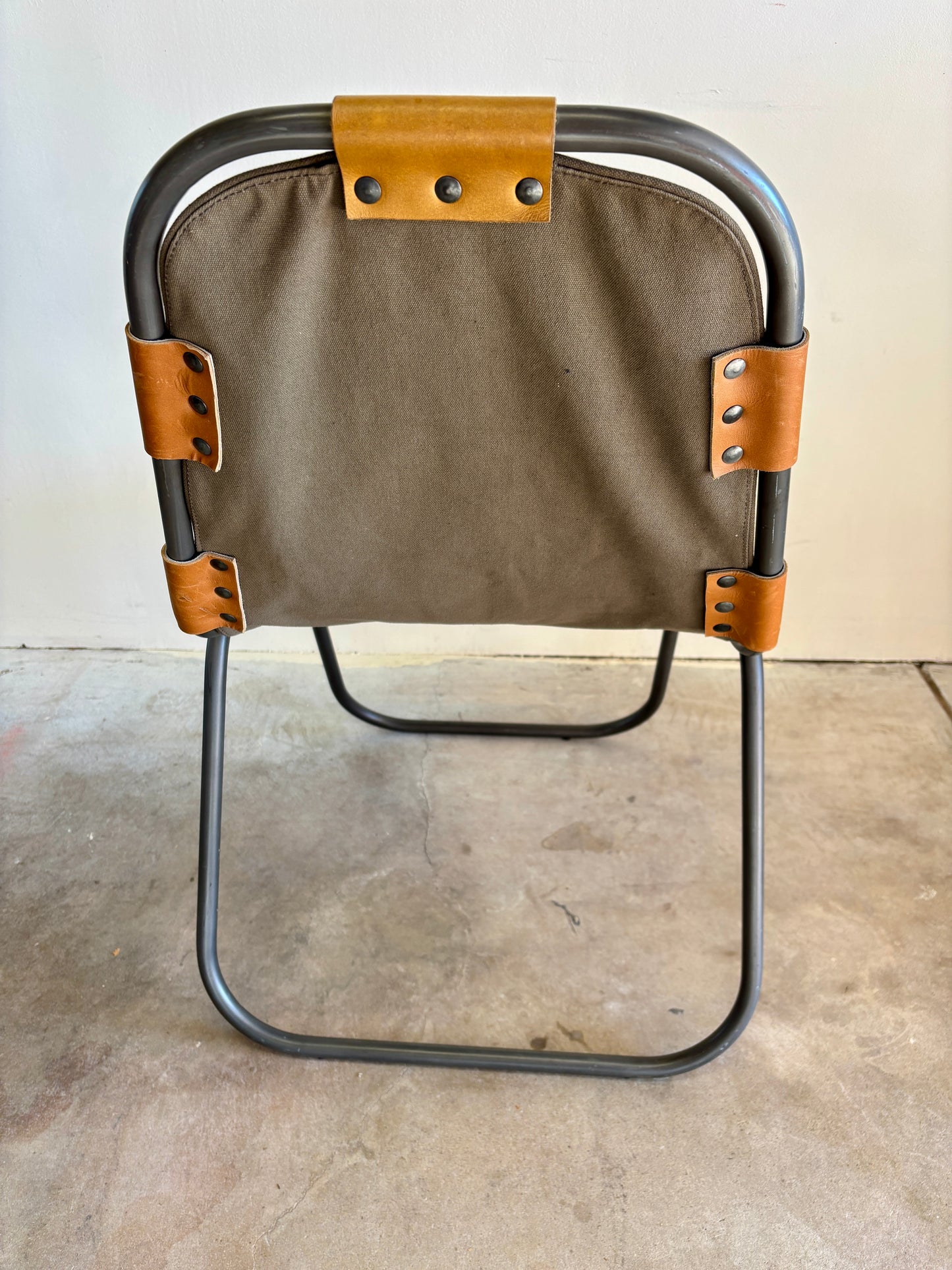 Small side chair in the style of Charlotte Perriand