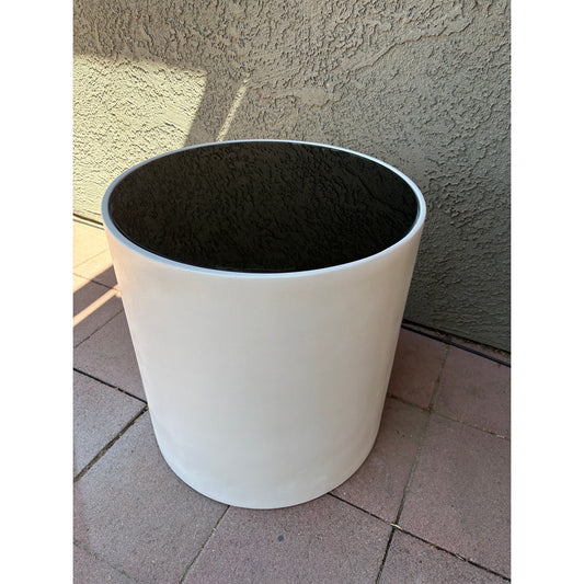 80s Italian Design Round Glass Top Accent Table