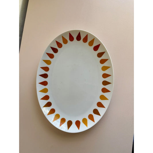 Vintage 1970s Thomas & Co Fraser Oval Serving Platter