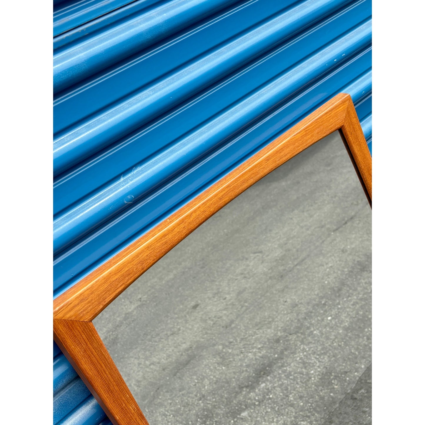 Danish Teak Wall Mirror - Odder by Aksel Kjersgaard - Rare find!