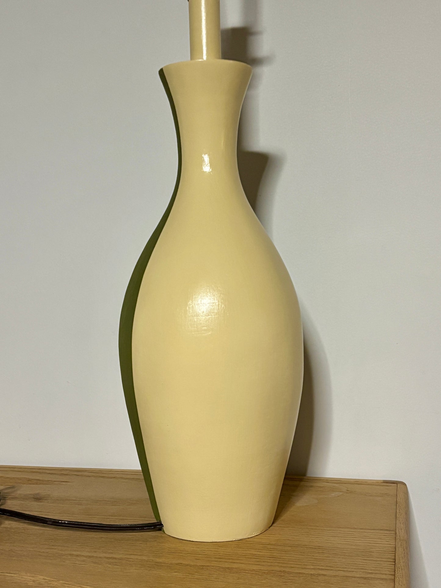 Midcentury Style Two-tone Table Lamp