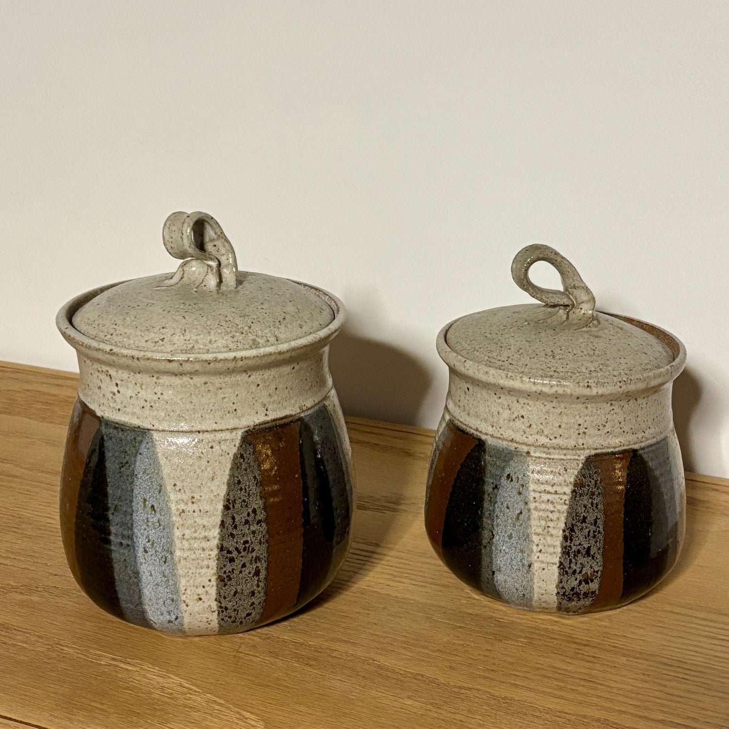 Midcentury Ceramic Canisters (2 sizes available)