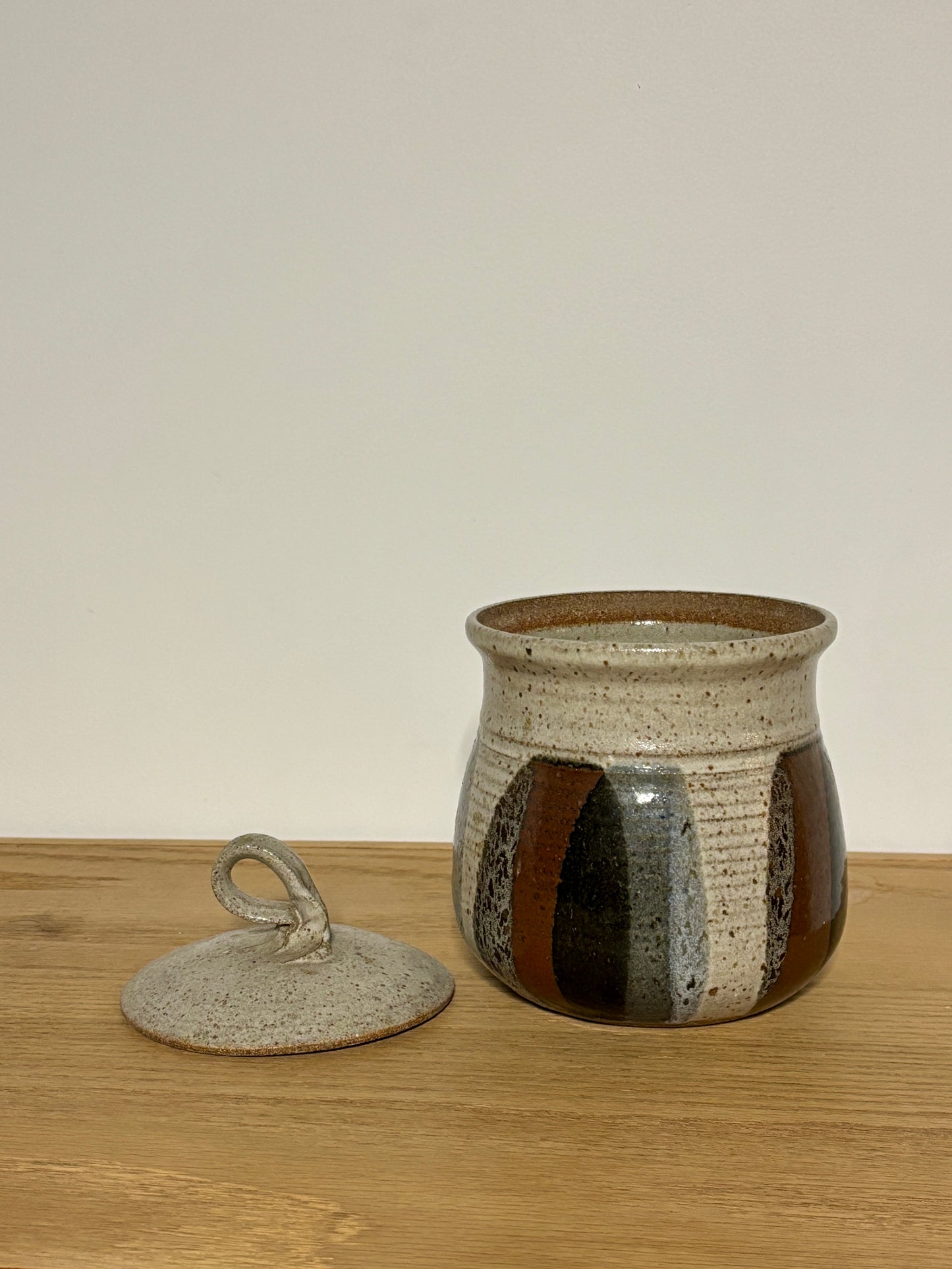 Midcentury Ceramic Canisters (2 sizes available)