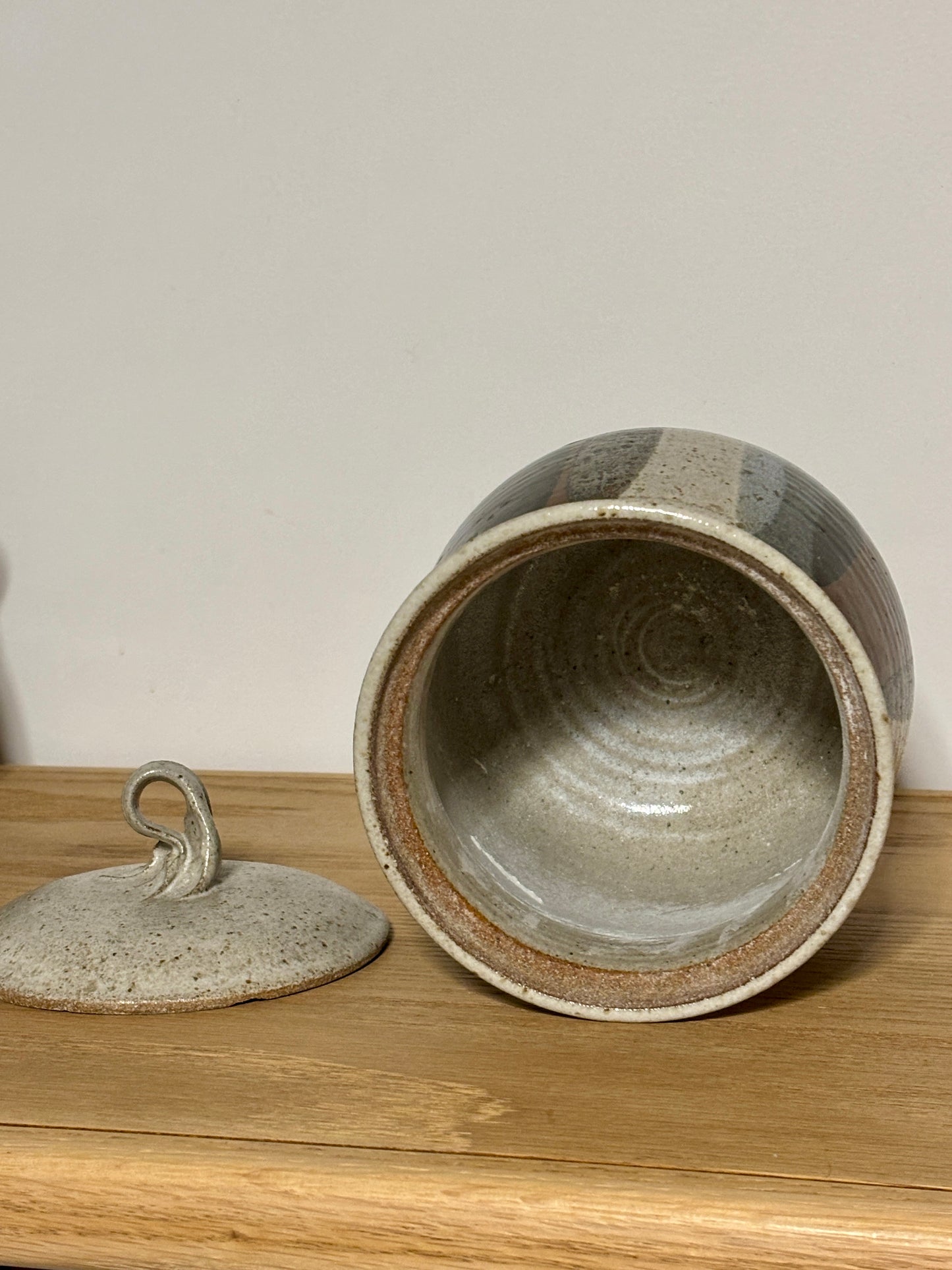 Midcentury Ceramic Canisters (2 sizes available)