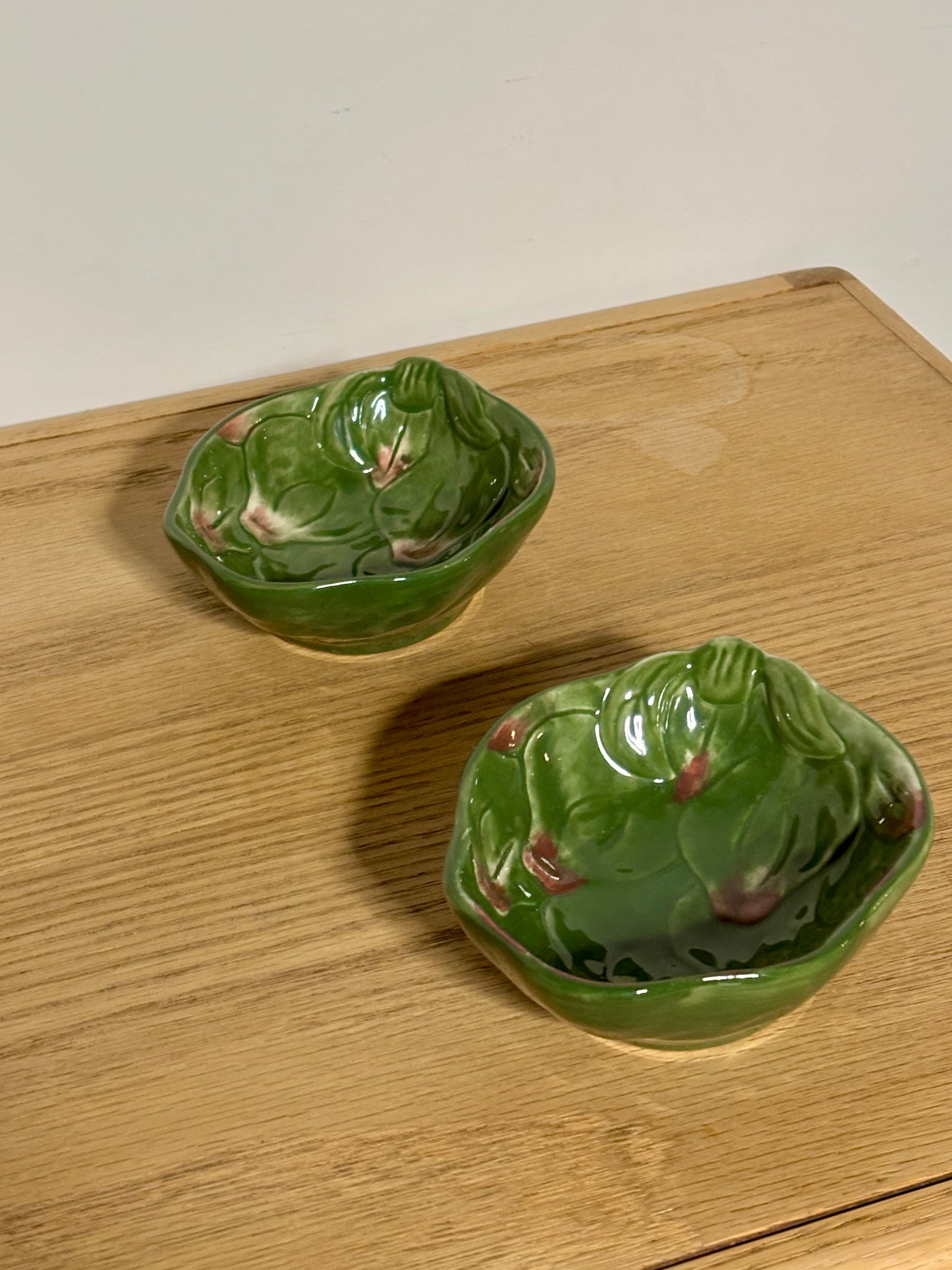 80s Vegetable-shaped Snack Plates "Jardin Potager" Collection by Williams Sonoma