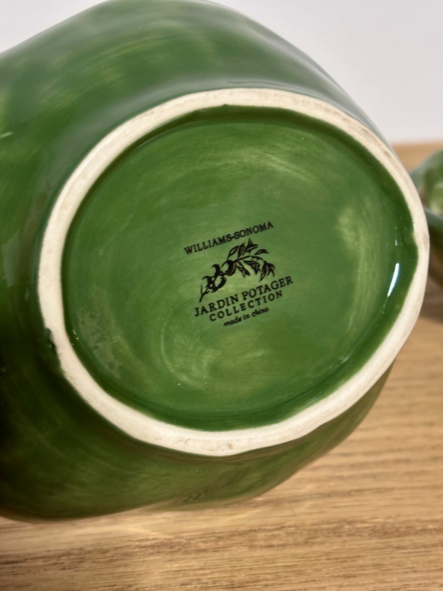 80s Vegetable-shaped Snack Plates "Jardin Potager" Collection by Williams Sonoma