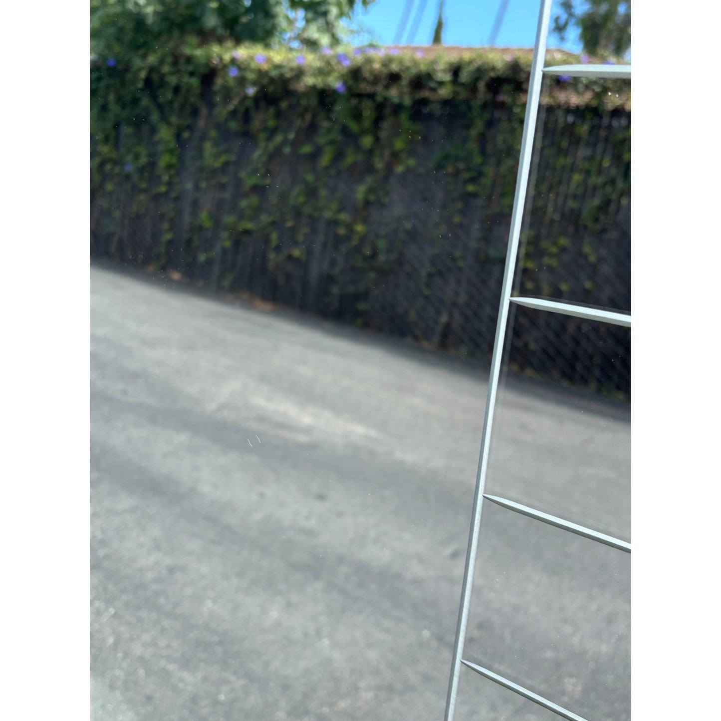 80s Wall Mirror With Square Details